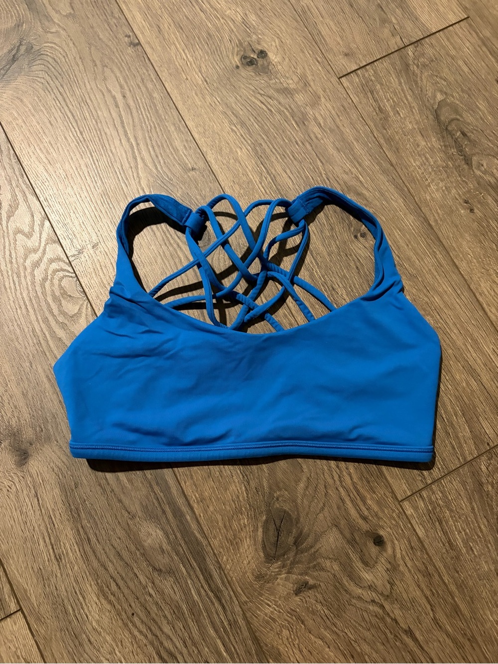 lululemon athletica Cobalt Blue Free to Be Wild Bra